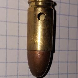 Cartouche neutralisée - 9mm - Geco -  Ogive blindé nez rond 115 grains terne