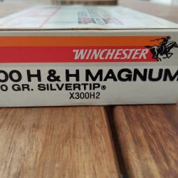 Boîte de 300 H&H MAGNUM 180 GR. SILVERTIP