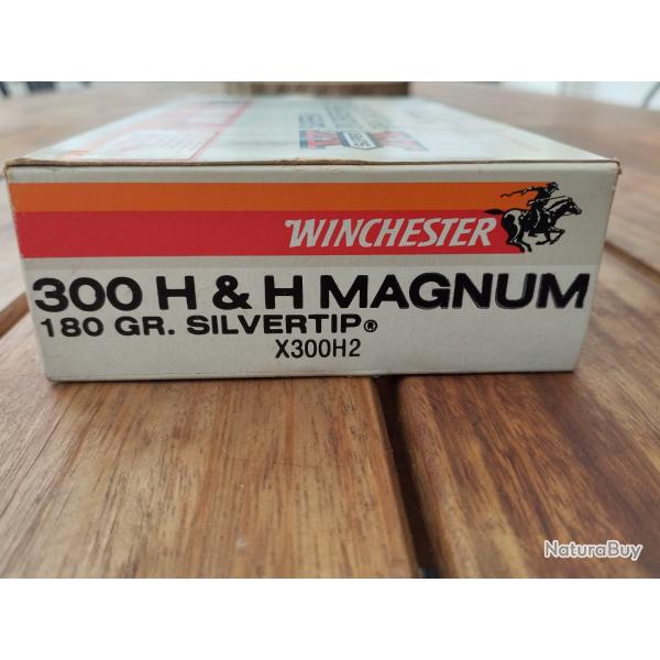 Bote de 300 H&H MAGNUM 180 GR. SILVERTIP