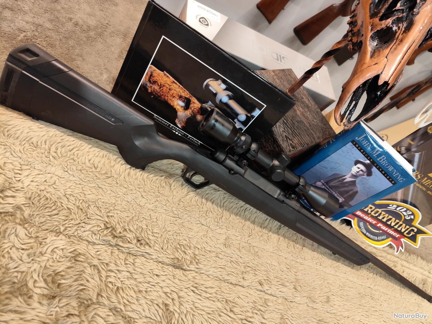 Savage Axis gaucher 30-06 fileté + 3-9x40 occasion - Carabines à verrou