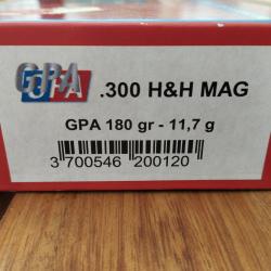 300 H&H MAGNUM ogive GPA 180 GR.