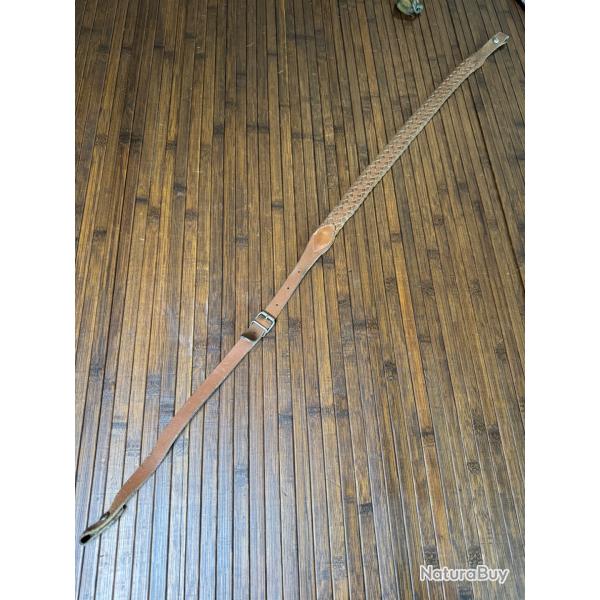 SANGLE D'PAULE POUR FUSIL OU CARABINE EN CUIR TRESS OCCASION