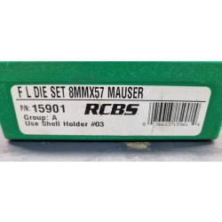 Jeux d'outils RCBS 8x57 IS JS 8mm mauser FL 15901