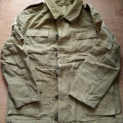 AUTHENTIQUE VESTE MILITAIRE "AFGANKA" DOUBLURE RENFORCÉE TALLE L 50/4 URSS CCCP 1986
