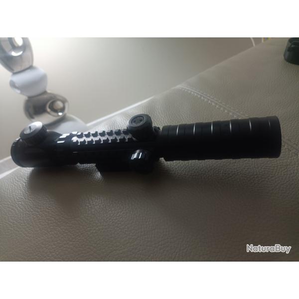 Lunette sniper hunter illumine pour airsoft et arbalte