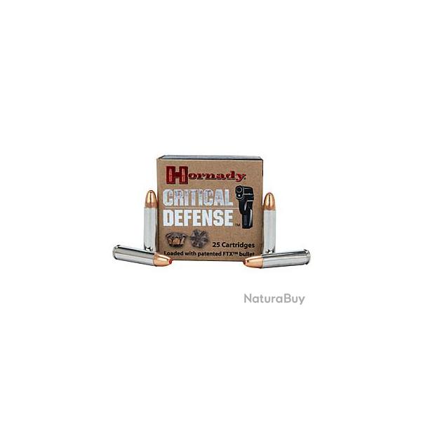 Boite de munition Hornady critical Defense .30 carabine 110GR FTX x20