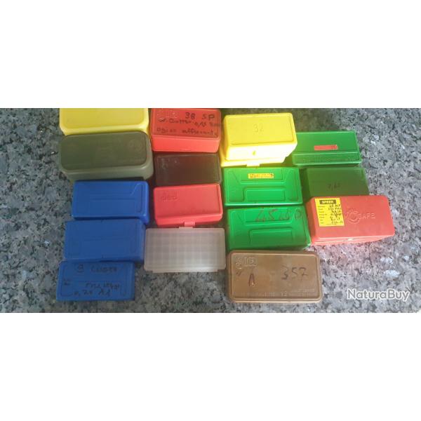 Lot de botes munitions