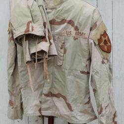 Tenue de combat veste et pantalon US ARMY guerre Irak 2ième DI avec camo sable SDC25IRA001