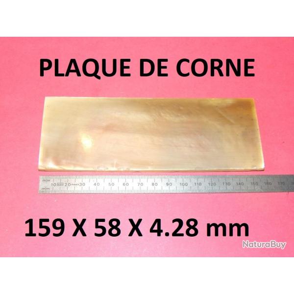 plaque de CORNE BLONDE - VENDU PAR JEPERCUTE (GE239)