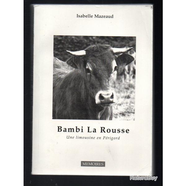 bambi la rousse une limousine en prigord d'isabelle mazeaud