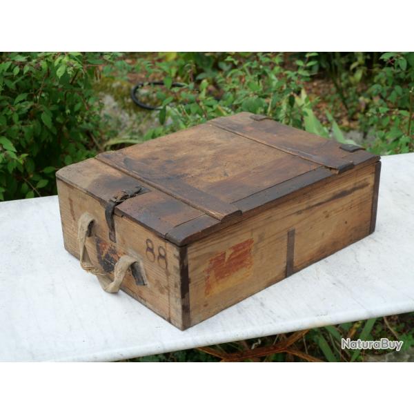 Caisse Patronenkasten 88 en bois allemande WWII modle 88 fco 1936 HER25CAI001