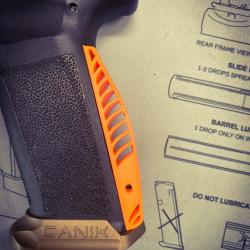 Grip custom "Mod1" ORANGE Canik TTI  / METE / RIVAL