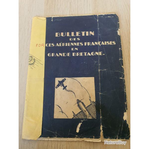 Bulletin des Forces Ariennes Franaises en Grande Bretagne 1944 FAFL.