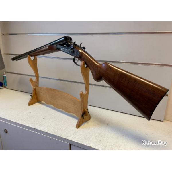 Fusil juxtapose Pietta HURRICANE JASPE cal.12/76 bois can.51cm
