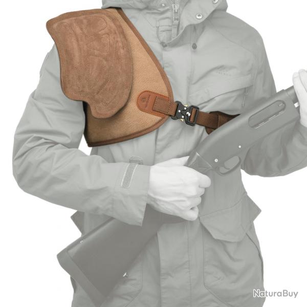 Protection d'épaule pour ball-trap - droitier - marron - LIVRAISON GRATUITE