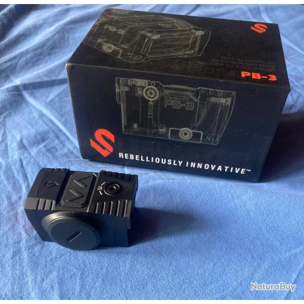 Lead & Steel Pandora PB-3 micro dot sight Systme ferm ( Acro P2 )Revtement anodiser Noir