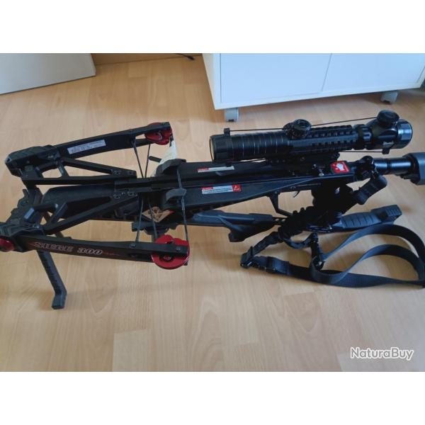 Arbalte siege 300 comme neuve + accessoires 13 traits !!!!!!!!!!!derniere piece!!!!!!!!!!!!