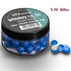 Boites de 50 Billes Polymère et acier Whiskey   Cal. 50 - LTL