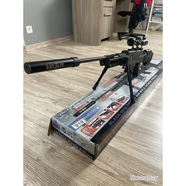 Carabine  plomb black ops 19,9joules
