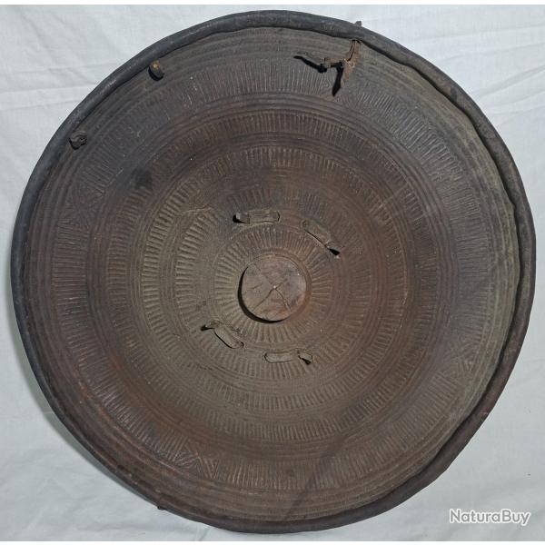 Bouclier Africain Ancien Cuir 19 me sicle