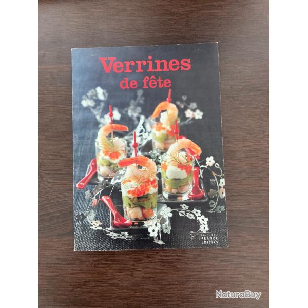 Livre de 50 recettes " Verrines de fte "