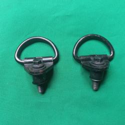 paire de crochet d arrimage  4 anneaux et 2 triangles d'ancrage