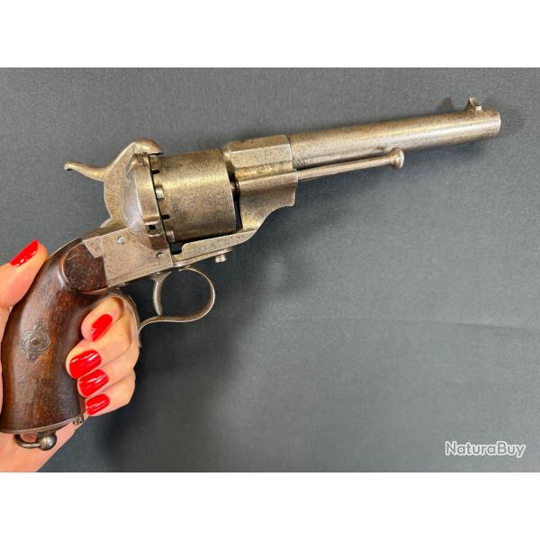 REVOLVER MILITAIRE ITALIEN LEFAUCHEUX 1861 cal. 12 mm  broche