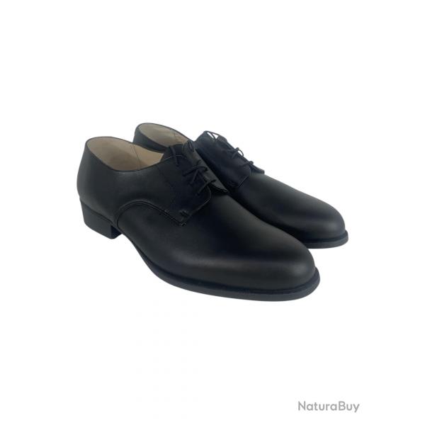 Chaussures basses cuir noires de cadre homme - Paul Boy taille 47-49-50