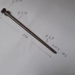 Baguette de pistolet refabriquée conforme à l'originale