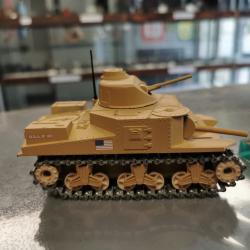 Char général lee solido En métal . Complet. M3 N°253 du 7.78.sans boîte parfait état.1/50eme.
