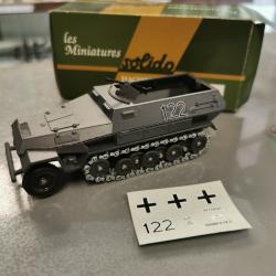 Holftrack allemand gris solido n49 Hk hanomag sd. Kfz 251/1 n°241 du 1/1974 complet en métal.
