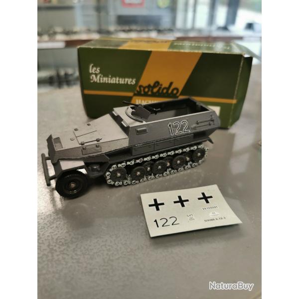Holftrack allemand gris solido n49 Hk hanomag sd. Kfz 251/1 n241 du 1/1974 complet en mtal.