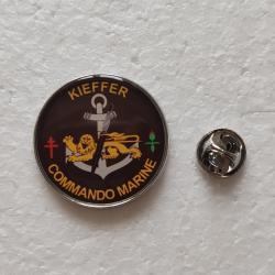 BADGE METAL DU COMMANDO MARINE "KIEFFER"