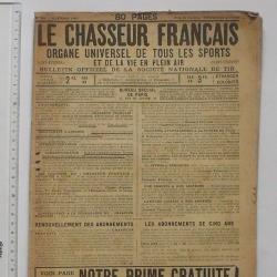 LE CHASSEUR FRANCAIS: AUTHENTIQUE Revue de octobre 1907 - Chasse Arme Sport Publicités - 80 pages