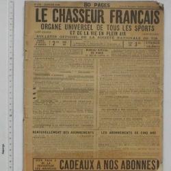 LE CHASSEUR FRANCAIS: AUTHENTIQUE Revue de janvier 1908 - Chasse Arme Sport Publicités - 80 pages