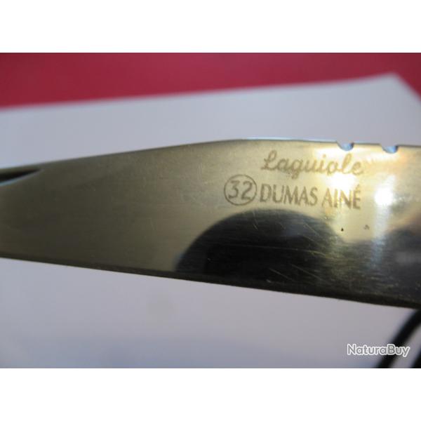 Couteau Laguiole Dumas ain . Acier 440  . .
