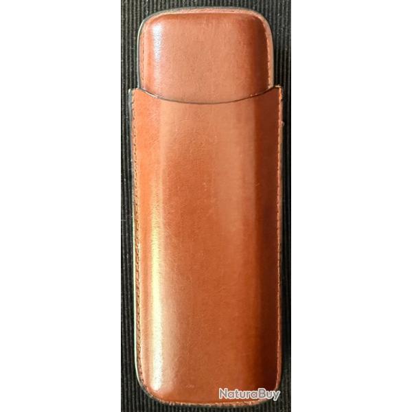 Etui  cigares cuir