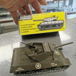 Solido destroyer M10 réf 232 1972 avec boîte origine complet avec antenne et mitrailleuse.