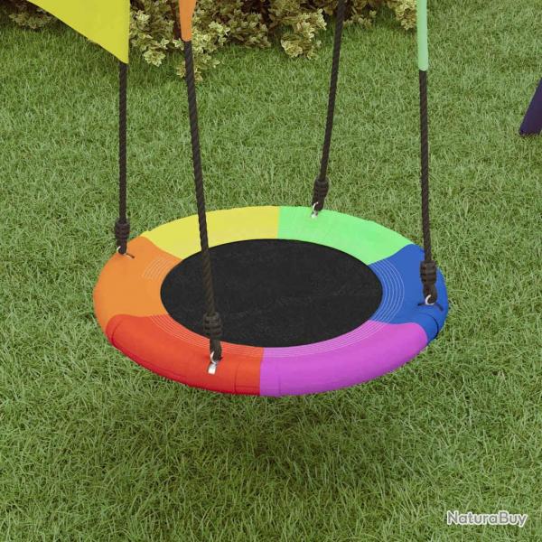 Hamac nid avec des drapeaux multicolores  60 cm, 100 kg en tissu Oxford