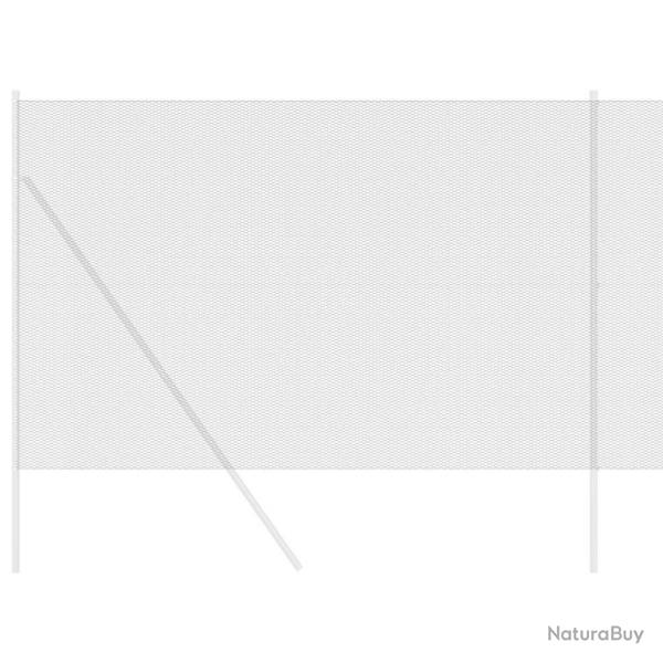 Clture Hexagonale Grise Gris 1.6 x 10 m Acier