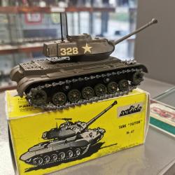 Solido char patton M47 complet avec boîte et antenne. En métal.