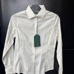 chemise BERETTA blanche a carreaux taille S neuve destockage chasse enchere