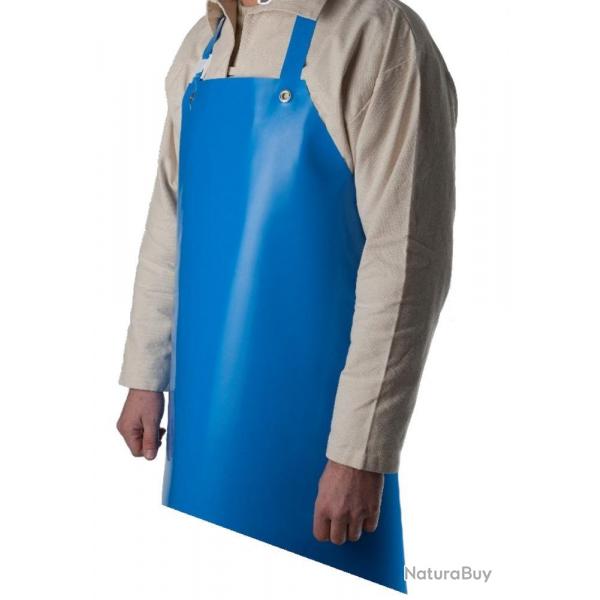 TABLIER DE BOUCHER POLYURETHANE BLEU - EUROPROTEX