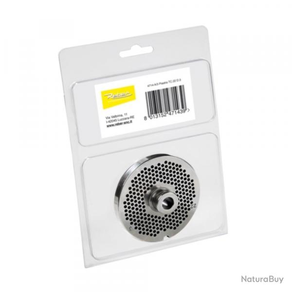 GRILLE HACHOIR N22 ACIER 12MM (AVEC EPAULEMENT) - REBER