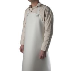 TABLIER DE BOUCHER CAOUTCHOUC NITRILE BLANC - EUROPROTEX