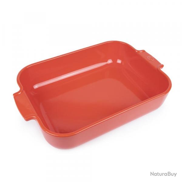 PLAT FOUR RECTANGULAIRE 36CM ROUGE - 3.8000 - PEUGEOT SAVEURS