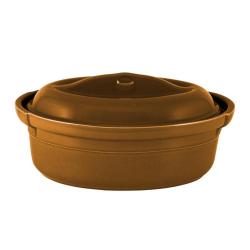 TERRINE AVEC COUVERCLE 36CM - COGNAC