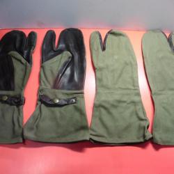 Lot de 2 paires de mouffles pour troupes motorisées - Armée Française