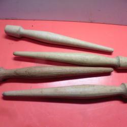 Lot de 4 piquets en bois pour tente US - WW2