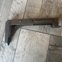 Crosse stock type 5 acier pliable pour Uzi